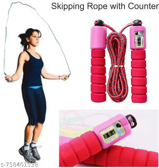 Adjustable speed skipping rope for cardio and fitness - VedaWell